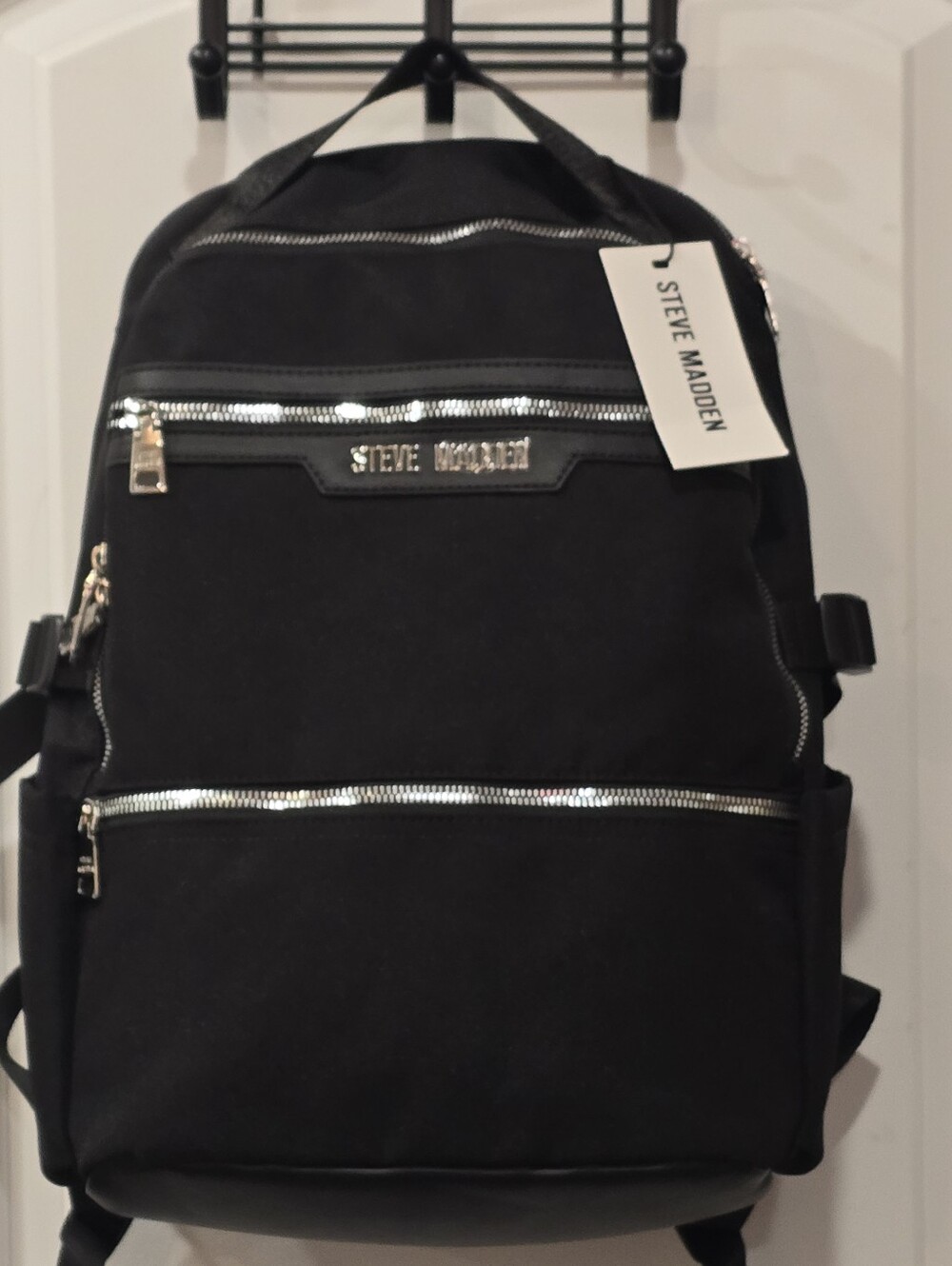 Steve Madden BHarlan Utility Backpack- Black - Picture 3 of 10